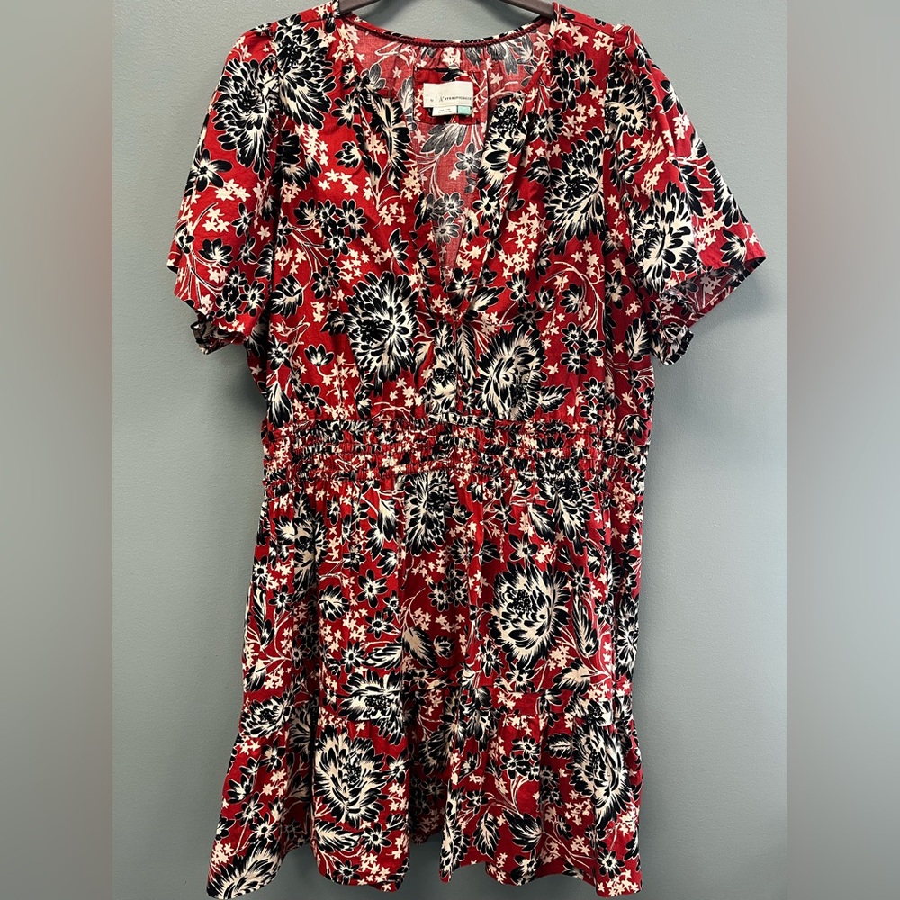 Anthropologie Somerset floral mini dress